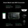 imageVIVOSUN S276 32quotx32quotx63quot Grow Tent AeroLight 100W LED Grow Light and GrowHub Controller E42A Smart Environmental WiFiController with Temperature Humidity VPD Timer Cycle Schedule Controls