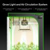 imageVIVOSUN S276 32quotx32quotx63quot Grow Tent Kit Smart Grow System with AeroLight A100 100W LED Grow Light with Circulation Fan 4 Inch Air Carbon Filter and 4Inch 25Ft Air Ducting