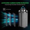 imageVIVOSUN S336 3x3 Grow Tent AeroZesh T4 Inline Duct Fan Quiet 4quot 210 CFM Ventilation Exhaust Fan wEC Motor and GrowHub E42A 4 Inch Air Carbon Filter Smelliness Control
