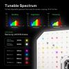 imageVIVOSUN S448 4x4 Grow Tent Smart Kit AeroLight 100W LED Grow Light GrowHub Controller E42A 6 Inch 25 Feet Air Aluminum Ducting and 6 Inch Air Carbon Filter Smelliness Control