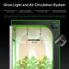 imageVIVOSUN S538 5x2 Grow Tent Smart Ventilation System AeroLight AW200SE and Smart Air Filtration PRO S6 Kit 6quot AeroZesh S6 Inline Duct Fan wGrowHub E42A Temp Humidity WiFiController Carbon Filter