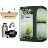 imageVIVOSUN 36quotx24quotx53quot 2 in 1 Grow Tent VS1000 LED Grow Light and 4 Inch 190 CFM Inline Fan with Speed Controller 4 Inch Carbon Filter and 8 Feet of Ducting