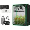 imageVIVOSUN S538 5x2 Grow Tent Smart Ventilation System AeroLight AW200SE and Smart Air Filtration PRO S6 Kit 6quot AeroZesh S6 Inline Duct Fan wGrowHub E42A Temp Humidity WiFiController Carbon Filter