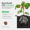 imageVIVOSUN 3Pack 3Grid 20 Gallon Grow Bags and 164 Feet 50m PECoated Twist Ties Garden Plant Ties with Cutter for Gardening Outdoor Garden Twine Reuseable for Climbing Supporting Plants Tomatoes