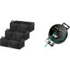 imageVIVOSUN 3Pack 3Grid 20 Gallon Grow Bags and 164 Feet 50m PECoated Twist Ties Garden Plant Ties with Cutter for Gardening Outdoor Garden Twine Reuseable for Climbing Supporting Plants Tomatoes