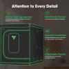 imageVIVOSUN P108 120quot120quot80quot PRO Grow Tent and AeroStream H19 Intelligent Environmental 19L Humidifier with Temp ampamp Humidity Probe Top Control Panel Smart Remote Control Designed Specifically for Use