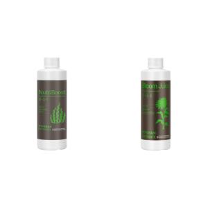 imageVIVOSUN NutriBoost 001 and Bloom Juice 064 Flowering Supplement Liquid Fertilizer for Flowering Stage Concentrated Plant Food for All Flowering Plants 8 Ounces