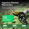 imageVIVOSUN Gardening Scissors 65 Inch Hand Pruner and 8 Ratchet Pruners Anvil Pruning Shears with Ratchet Mechanism SK5 Blades Ergonomic Handles ampamp Safety Lock HeavyDuty Gardening Scissors Hand