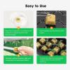 imageVIVOSUN Nutrients Base A401 ampamp B142 Bundle and 1 Inch Rockwool Cubes Grow Cubes for Hydroponics Cuttings Cloning Plant Propagation Seed Startling 2 Sheets 100 Plugs