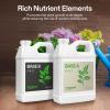 imageVIVOSUN Plant Food Nutrients Base A401 ampamp B142 Bundle and Bloom Juice 064 Flowering Supplement Liquid Fertilizer for Flowering Stage Concentrated Plant Food for All Flowering Plants