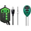 imageVIVOSUN Digital Heat Mat Thermostat Temperature Controller and Soil Tester 3in1 Plant Moisture Meter Light and PH Tester
