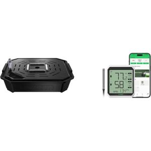 imageVIVOSUN 4Pack FlexFeed SelfWatering Irrigation Pot and AeroLab THB1S Wireless Bluetooth Hygrometer Thermometer Indoor VPD Digital Temp Humidity Meter