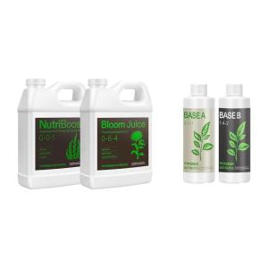 imageVIVOSUN AllinOne Concentrated Plant Additive NutriBoost 001 Bloom Juice 064 and Plant Food Nutrients Base A401 ampamp B142 Bundle All Purpose Liquid Fertilizer Hydroponic Plant Food