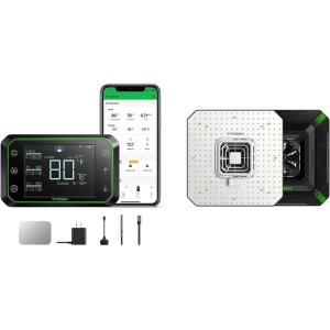 imageVIVOSUN Smart Grow System with AeroLight 100W LED Grow Light with an Integrated Circulation Fan and GrowHub Controller E42A Smart Environmental WiFiController