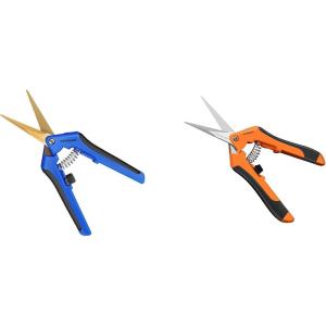 imageVIVOSUN 24Pack 65 Inch Gardening Scissors Hand Pruner Pruning Shear with Titanium Coated Curved Precision Blades