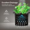 imageVIVOSUN 10Pack 5 Gallon Grow Bags Reinforced Planter Fabric Pots for Gardening Black20 Gallons