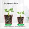 imageVIVOSUN 50 Pcs 6 Inch Plastic Plant Nursery Pots Seed Starting Pot Flower Plant Container for Seedlings Cuttings Transplanting4 inch