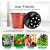 imageVIVOSUN 50 Pcs 6 Inch Plastic Plant Nursery Pots Seed Starting Pot Flower Plant Container for Seedlings Cuttings Transplanting6 inch