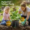 imageVIVOSUN 5Pack 10 Gallon Grow Bags 500G Thick Nonwoven Fabric Pots with Strap Handles MultiPurpose Rings for Low Stress Plant Training Fruits Vegetables and Flowers3 Gal