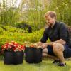 imageVIVOSUN 5Pack 10 Gallon Plant Grow Bags Heavy Duty Thickened Nonwoven Fabric Pots with HandlesBlack