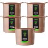 imageVIVOSUN 5Pack 10 Gallon Plant Grow Bags Heavy Duty Thickened Nonwoven Fabric Pots with HandlesTan