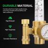 imageVIVOSUN ArgonCO2 Regulator Mig Tig Flow Meter Gas Regulator Emitter System with 50 PSI Fixed Max 4000PSI CGA580 Inlet Pressure Precise Brass Gas Regulator Gauge Welding WeldArgon