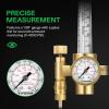 imageVIVOSUN ArgonCO2 Regulator Mig Tig Flow Meter Gas Regulator Emitter System with 50 PSI Fixed Max 4000PSI CGA580 Inlet Pressure Precise Brass Gas Regulator Gauge Welding WeldArgon