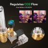 imageVIVOSUN ArgonCO2 Regulator Mig Tig Flow Meter Gas Regulator Emitter System with 50 PSI Fixed Max 4000PSI CGA580 Inlet Pressure Precise Brass Gas Regulator Gauge Welding WeldCO2
