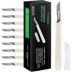 imageVIVOSUN 11 HighCarbon Steel Blades for Cutting Plants and Propagation10