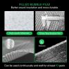 imageVIVOSUN Double Bubble Reflective Foil Insulation 6 inch x 25 Ft Insulated Pipe Wrap 10mm Size Bubble Film Pipe Insulation Wrap Duct wrap for Weatherproof Attics Windows Garages