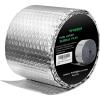 imageVIVOSUN Double Bubble Reflective Foil Insulation 6 inch x 50 Ft 25 Ft x2 Pack Insulated Pipe Wrap 10mm Size Bubble Film Pipe Insulation Wrap Duct wrap for Weatherproof Attics Windows Garages