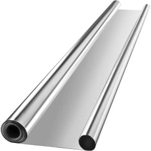 imageVIVOSUN Highly Reflective Mylar Film Roll 4FT x 50FT for Outdoor Grow Room Indoor Decoration Aluminum Paint Coated 2 Mil Silver50FT