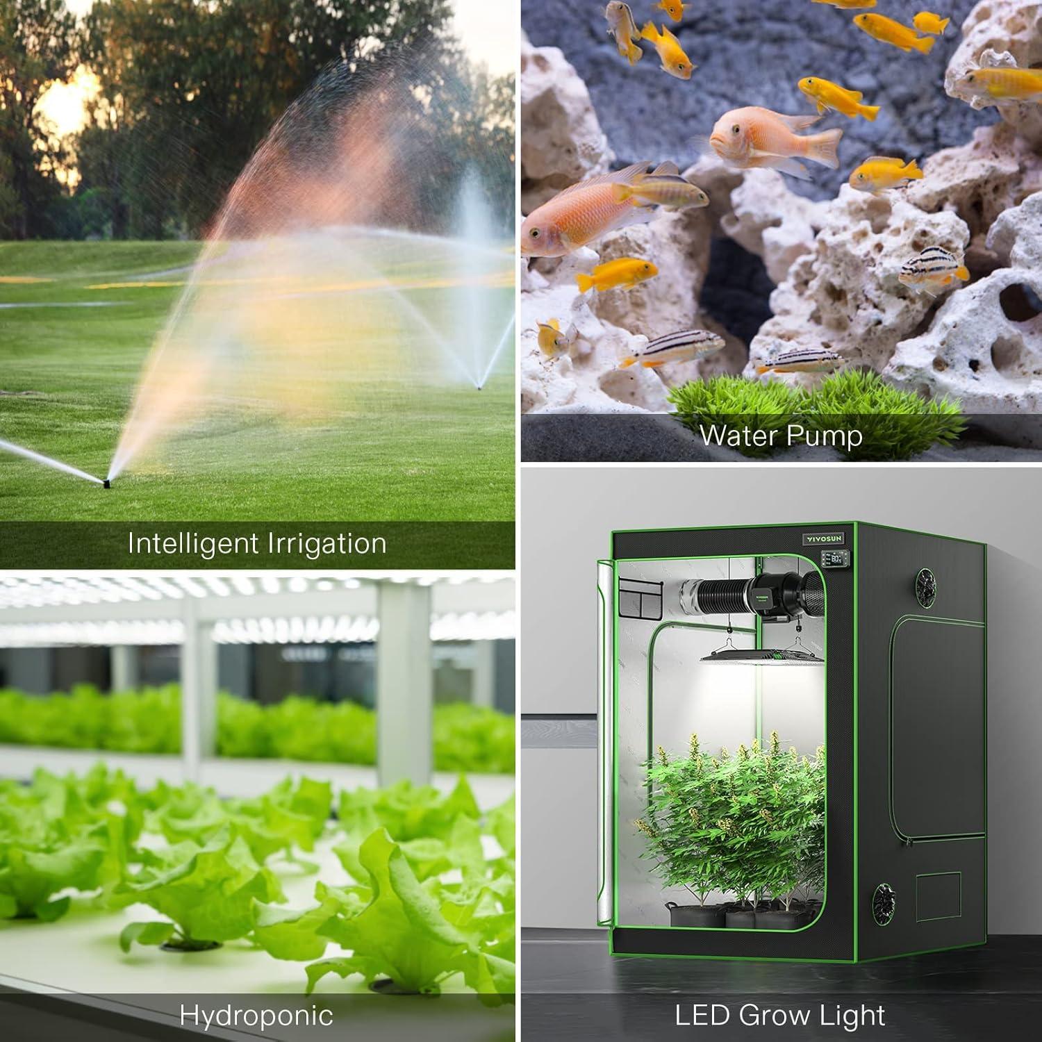 imageVIVOSUN 7 Day Programmable Digital Timer with Dual Outlet 20 OnOff UL Listed Heavy Duty Plugin Outlet Timer with Countdown Setting Indoor for Lamp Fan Heater Humidifiers Aquarium 2 Pack2