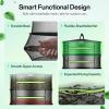 imageVIVOSUN 8Layer Mesh Drying Rack Hanging Design with Green Zippers for Dehydrating Indoor and Outdoor Pruning Shears Included2 Layer
