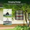 imageVIVOSUN 8Layer Mesh Drying Rack Hanging Design with Green Zippers for Dehydrating Indoor and Outdoor Pruning Shears Included3 Layer