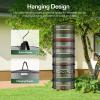 imageVIVOSUN 8Layer Mesh Drying Rack Hanging Design with Green Zippers for Dehydrating Indoor and Outdoor Pruning Shears Included8 Layer