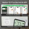 imageVIVOSUN AeroLab THB1 Wireless Bluetooth Hygrometer Thermometer Indoor Smart Temperature Monitor VPD Digital Humidity Meter LCD Remote Control ampamp Alert Data Storage Dual Channels Battery IncludedThermometer