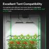 imageVIVOSUN Grow Tent High CFM Kit Green Pole Range of 24quot48quot Suitable for 2x2 3x3 4x2 and 4x4Grow Tent 4Pack