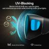imageVIVOSUN Indoor Hydroponics Anti UVA and UVB Grow Room Glasses Goggles with Glasses Case BlueBlue