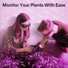 imageVIVOSUN Indoor Hydroponics Anti UVA and UVB Grow Room Glasses Goggles with Glasses Case BlueGreen