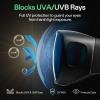 imageVIVOSUN Indoor Hydroponics Anti UVA and UVB Grow Room Glasses Goggles with Glasses Case BlueGrey
