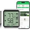 imageVIVOSUN AeroLab THB1 Wireless Bluetooth Hygrometer Thermometer Indoor Smart Temperature Monitor VPD Digital Humidity Meter LCD Remote Control ampamp Alert Data Storage Dual Channels Battery IncludedThermometer with External Probe
