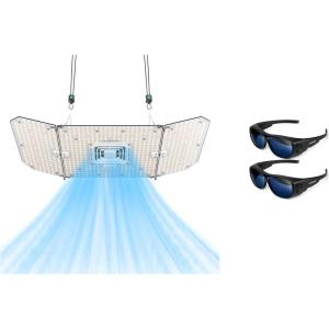 imageVIVOSUN AeroLight Wing AW200SE and Grow Room Glasses Indoor Hydroponics LED Grow Light Glasses AntiUV Glasses for Visual Eye Protection 2pcs