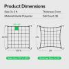 imageVIVOSUN 5 x 5Ft Elastic Trellis Netting with 4 Hooks for Climbing Plants Vegetables Fruits and Flowers 1Pack3x3ft stretched size3mm d