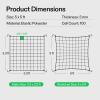 imageVIVOSUN 5 x 5Ft Elastic Trellis Netting with 4 Hooks for Climbing Plants Vegetables Fruits and Flowers 1Pack5x5ft stretched size3mm d