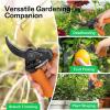 imageVIVOSUN 85quot Bypass Pruning Shears for Gardening HeavyDuty Garden Scissors Ultra Sharp Pruners with 34 in Cut Capacity SK5 Blades Thick CushionCovered Handle and Safety Lock