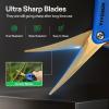 imageVIVOSUN Curved Gardening Scissors 65 Inch Hand Pruner Shear with Titanium Coated Blades 1PackCurved Blade