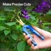 imageVIVOSUN Curved Gardening Scissors 65 Inch Hand Pruner Shear with Titanium Coated Blades 1PackCurved Blade
