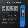 imageVIVOSUN Digital pH Meter 3in1 TDSECTemperature Meter 3in1 Soil MoisturepHLight Tester Combo for Home Garden and HydroponicsYellow  green  blue
