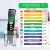 imageVIVOSUN PH Meter Digital PH Tester Pen 001 High Accuracy Water Quality Tester with 014 PH Measurement Range for Hydroponics Household Drinking Pool and Aquarium with ATC OrangeArmy Green